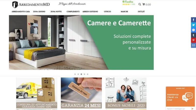 L'home page di Arredamento MD