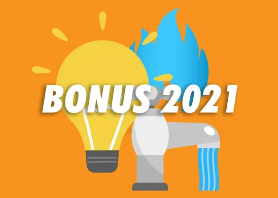 Bonus luce, acqua e gas 2021