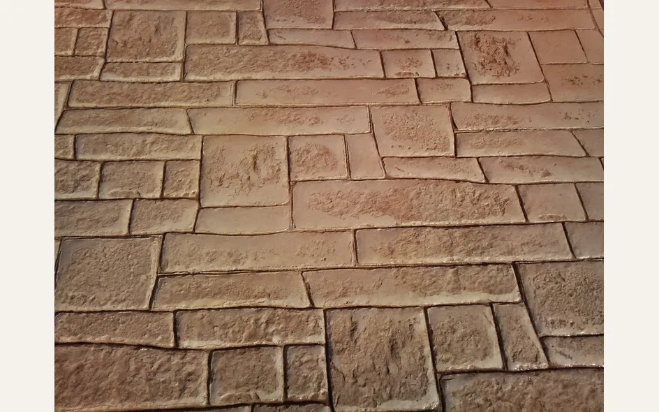decorazione cemento stampato