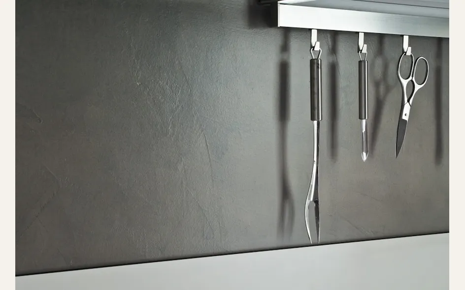 effetto spatolato per resina cucina