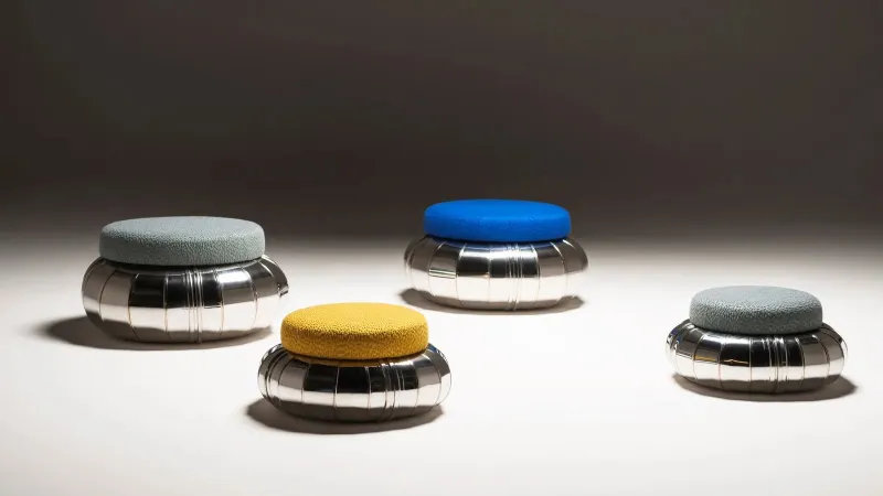 Pouf rotondo Torus di Tacchini