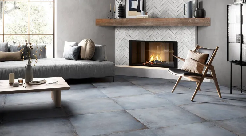 Piastrelle in gres effetto cemento Manatthan - Ceramica Rondine