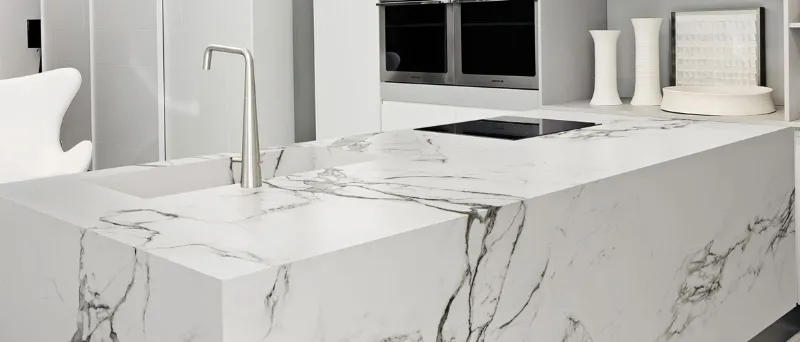 Dekton in cucina proposta di Progetto Marmo