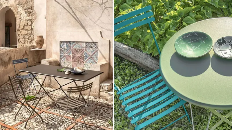 Flower, sedia in metallo di Ethimo