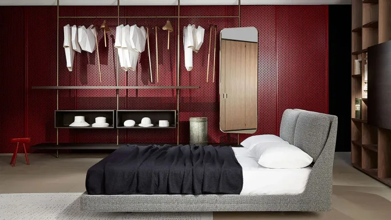 Makura, letto tessile di Porro