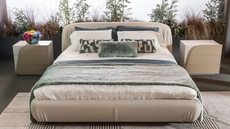 Letto Grand Pliage della  collezione Nara di Bizzotto Italia