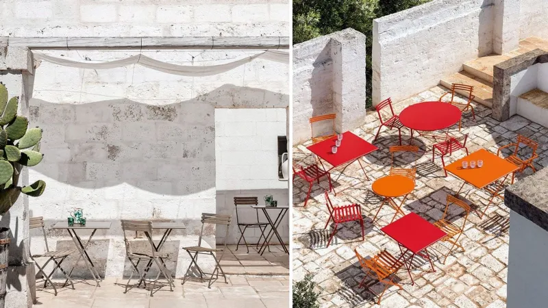 Flower - tavolini pieghevoli di Ethimo