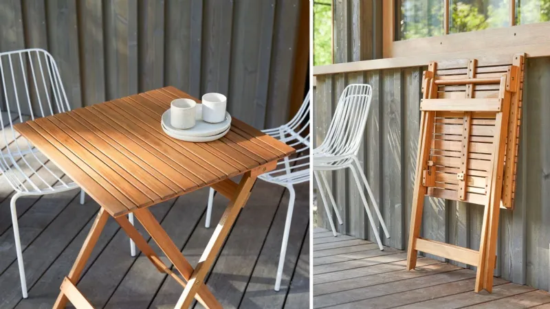 Bistro di Tikamoon, in legno di acacia