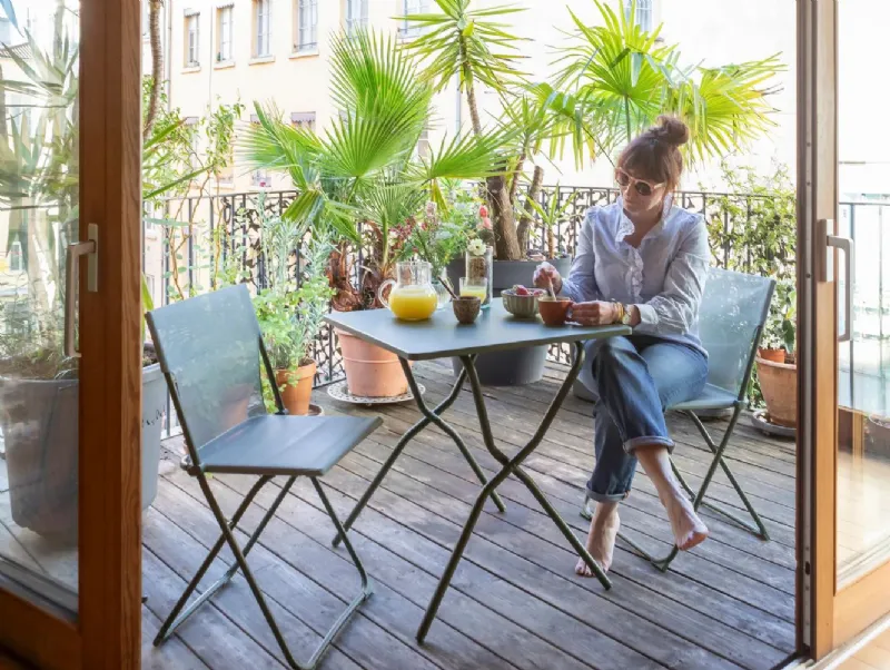 Balcony in acciaio- di Lafuma Mobilier